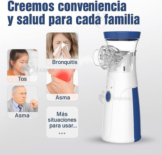 Nebulizador portátil inhalador