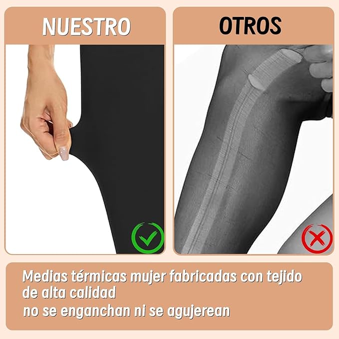 Calza Pantys De Polar Efecto Piel 🔥