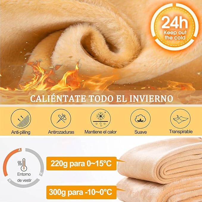 Calza Pantys De Polar Efecto Piel 🔥