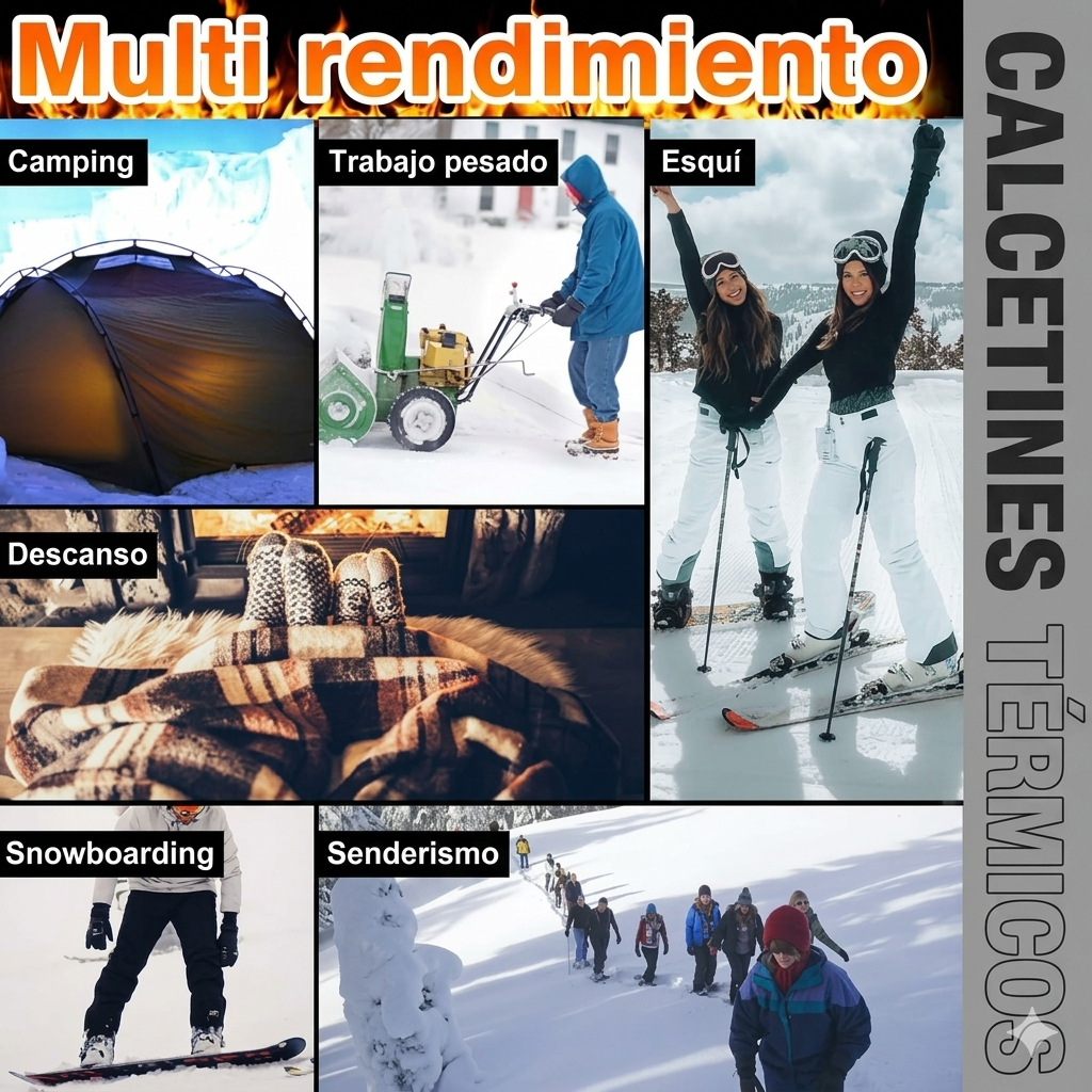Pack x12 Calcetines Adaptables De Polar