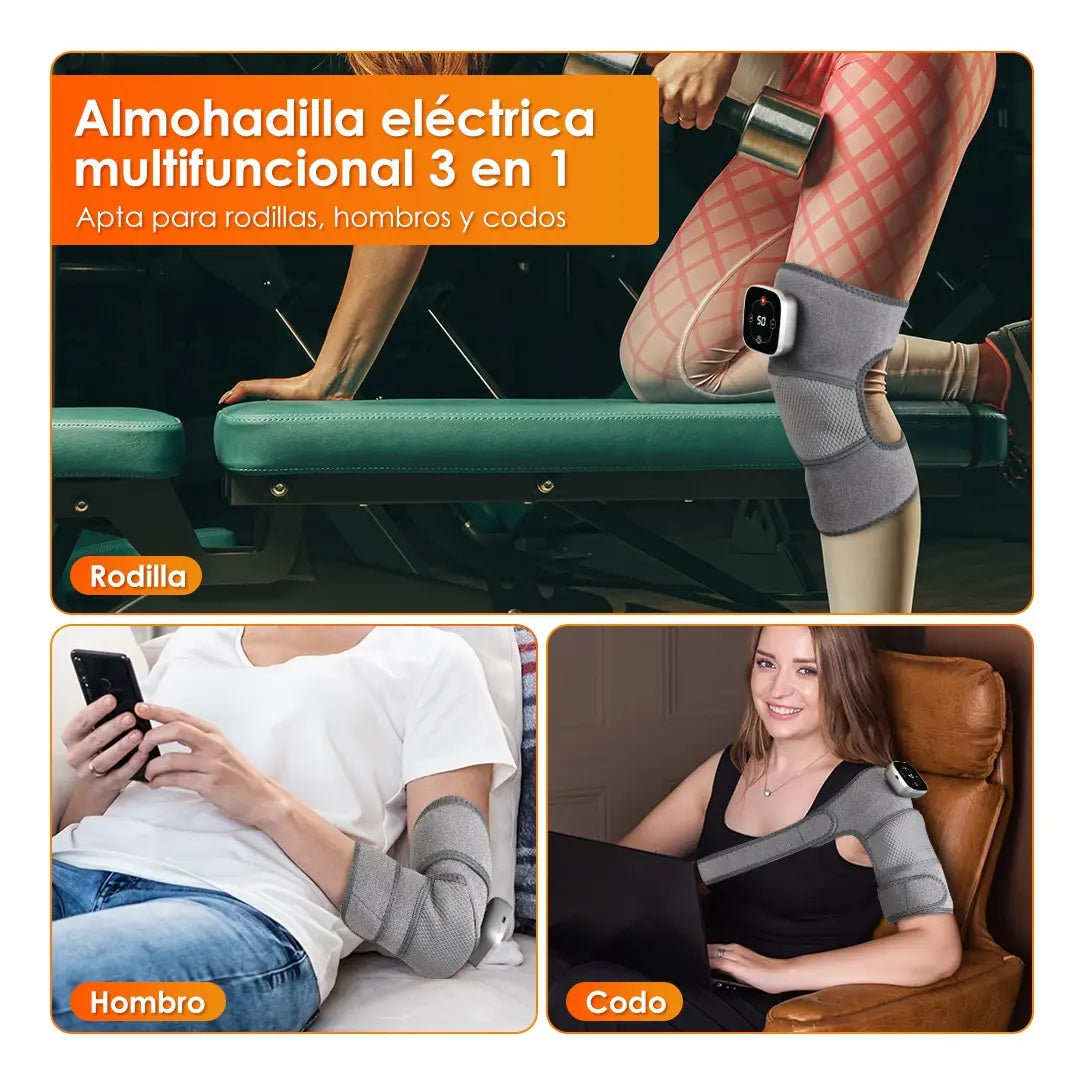 Rodillera Termica Con Masajeador PRO