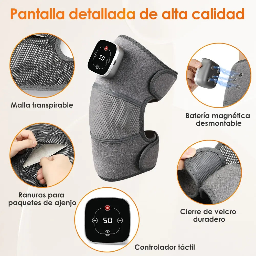 Rodillera Termica Con Masajeador PRO