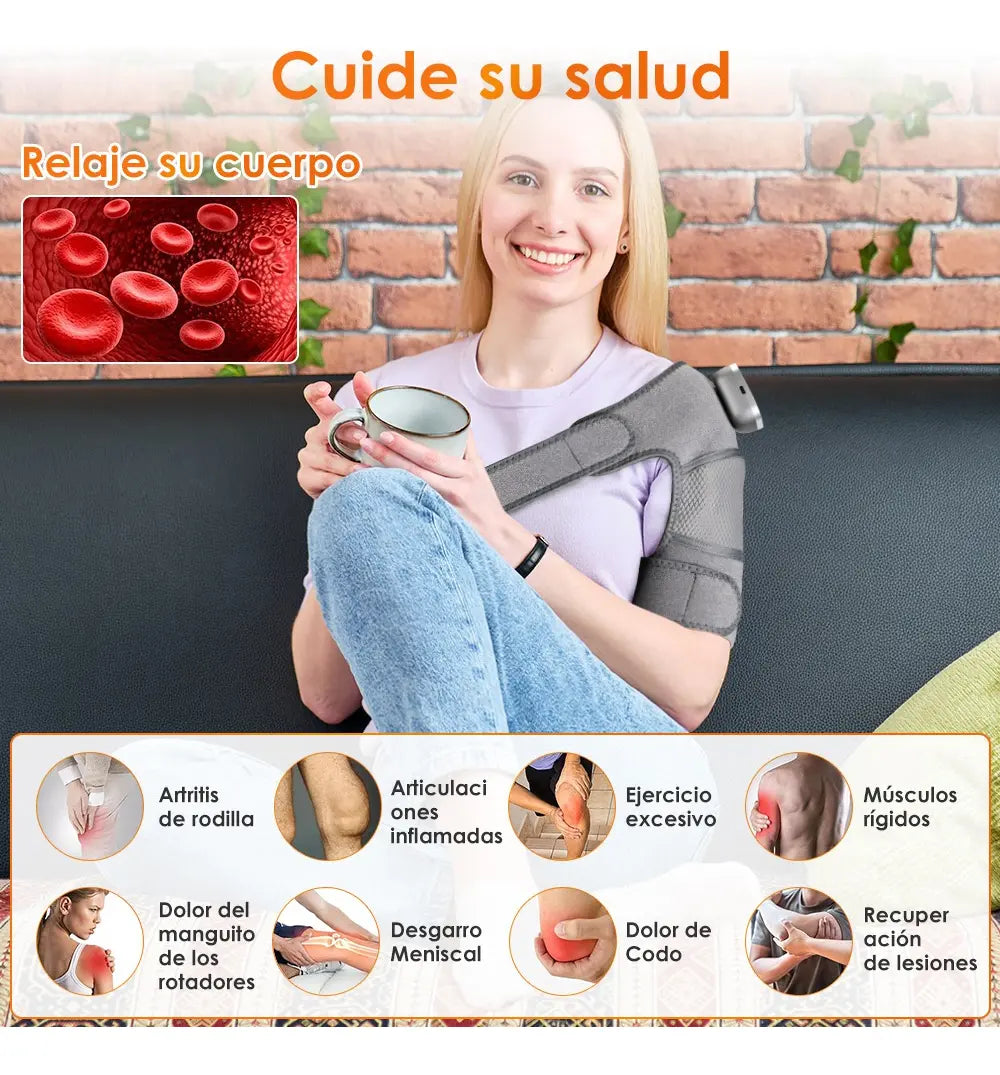 Rodillera Termica Con Masajeador PRO