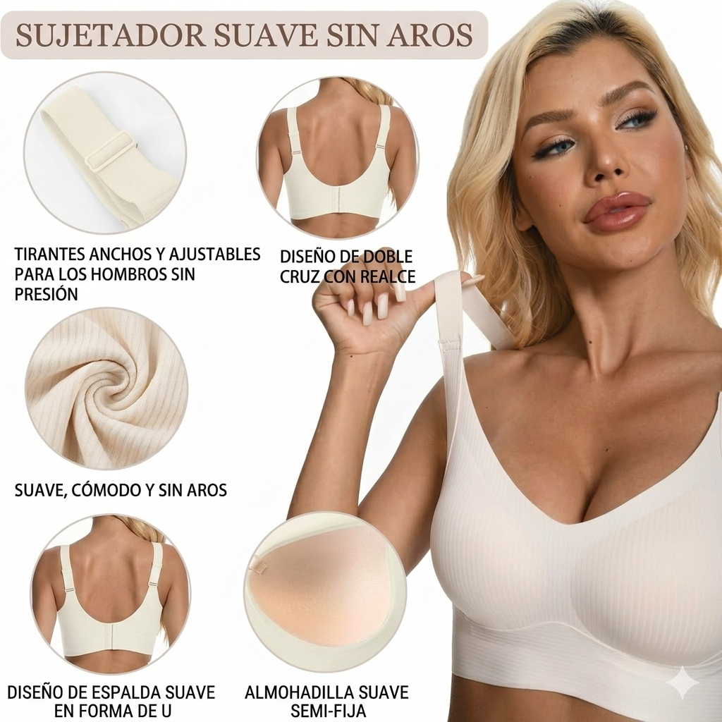 Sostén Premium sin Aros X3