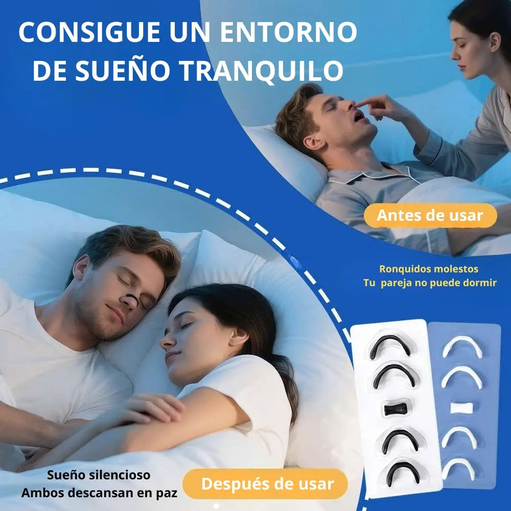 TIRAS NASALES MAGNETICAS ANTIRONQUIDOS