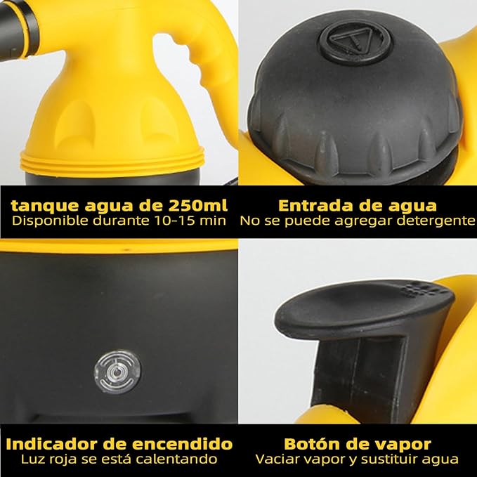 Mopa Limpiador A Vapor amarillo