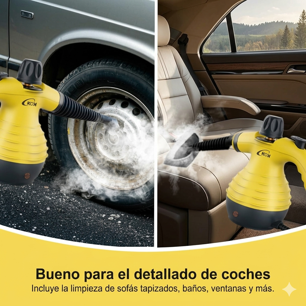 Mopa Limpiador A Vapor amarillo