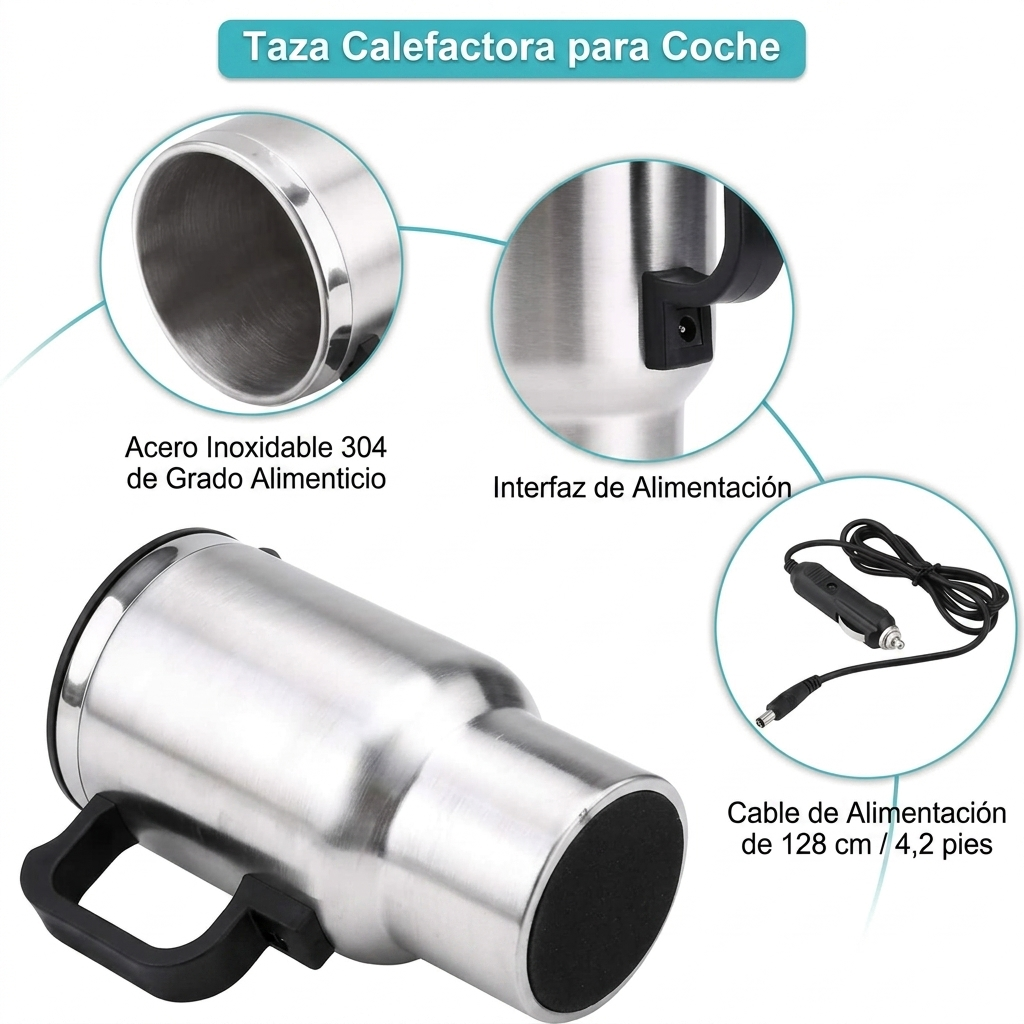 Vaso calentador para Auto